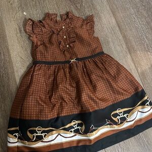 Janie & Jack Equestrian Style Infant Dress 18-24M *Like New*